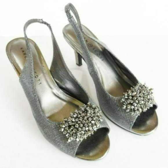 Karen Scott Breena Slingback Peep Toe Pumps - Picture 3 of 7